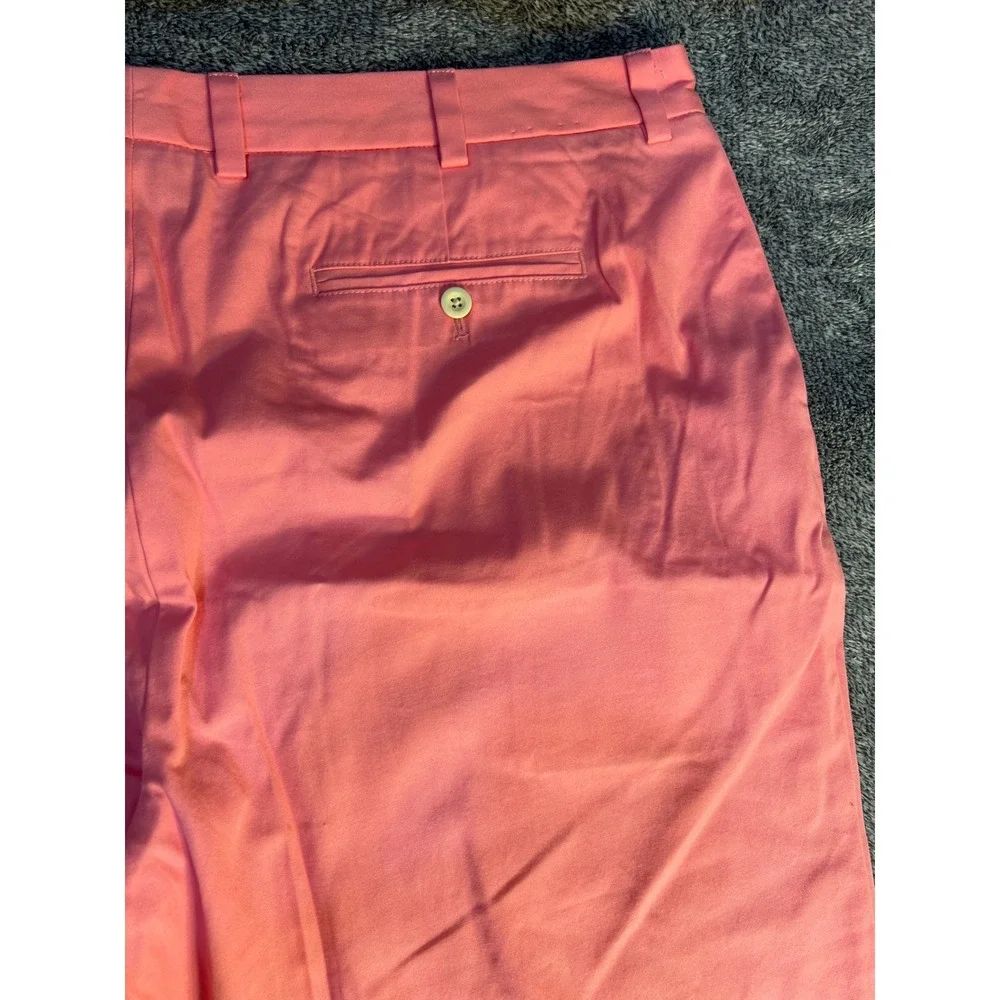 Vineyard Vines Breaker Pants Mens 42x30 Pink Cotton Chino Straight Leg Trousers
